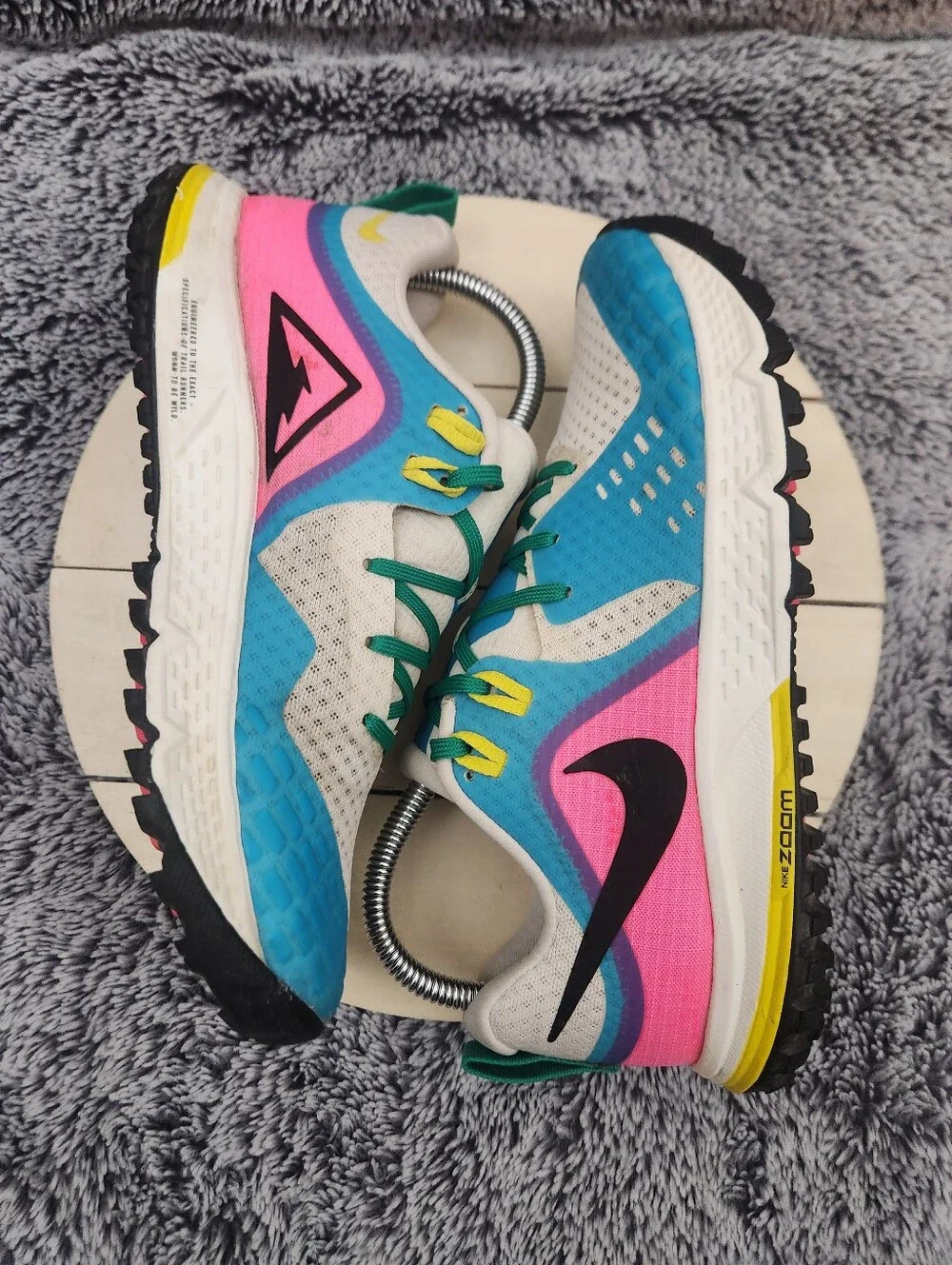 Nike Zoom Wildhorse 5 Blue Fury Running Shoes Women's Size 8